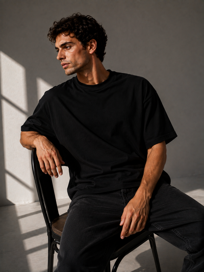 Oversize Basic Black